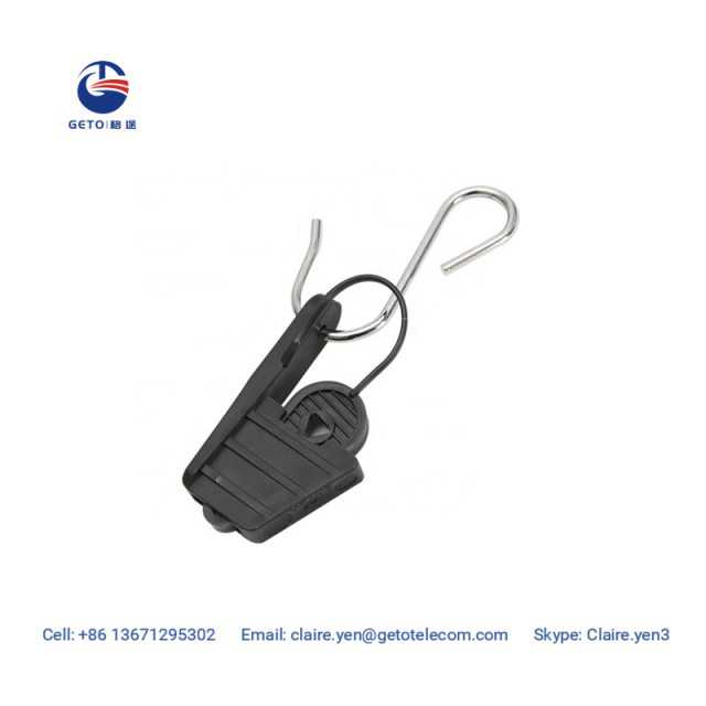 Geto Drop Wire Cable Clamps with S Hook - Nylon PA66, SS201 Hook